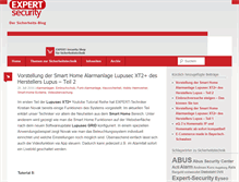 Tablet Screenshot of expert-security-blog.de